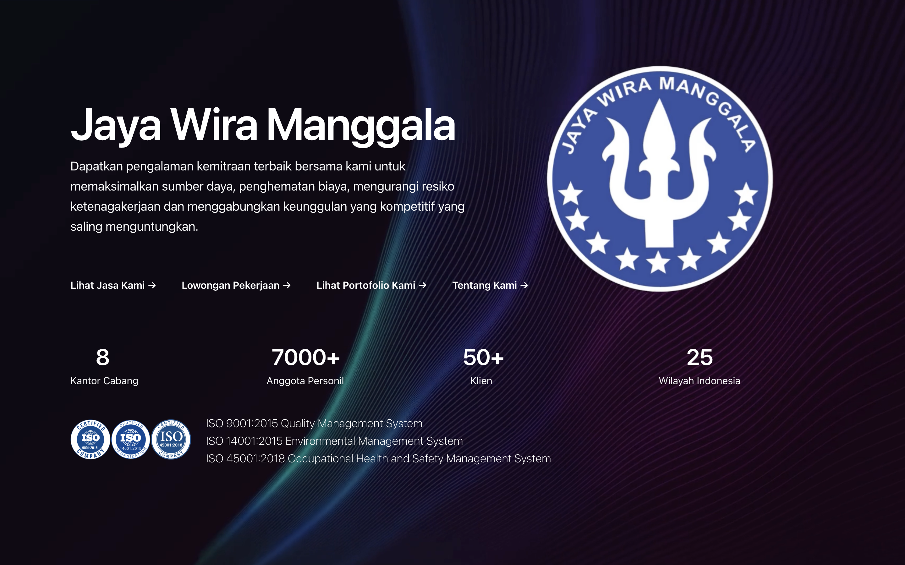 PT. Jaya Wira Manggala Website